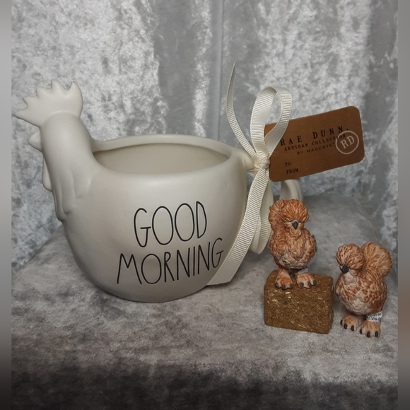 Rae Dunn Artistic Collection Chicken Mug White N.W.T. - Picture 7 of 7